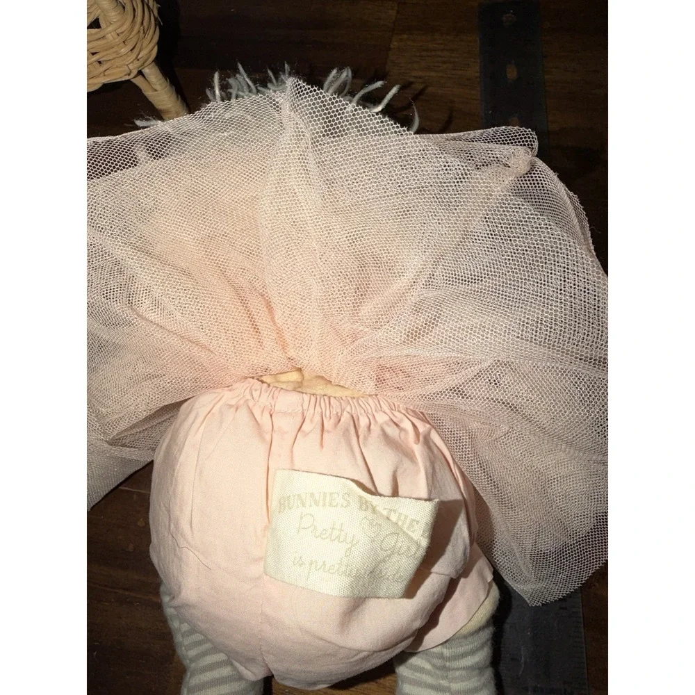 Bunnies By The Bay Elsie A Pretty Girl Is Pretty Inside Plush Doll Pink Tutu 12
